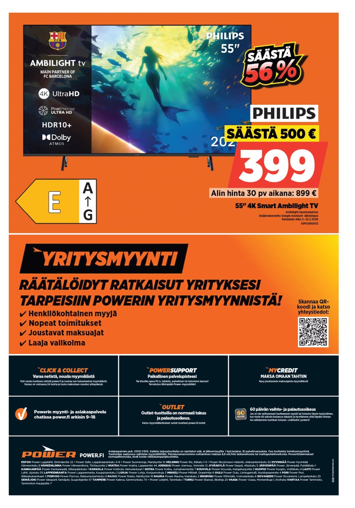 Katso ketjun Power tarjouslehti viikolta 6 sivustolla Viikkotarjoukset.fi. Löydät monia hyviä tarjouksia erilaisista tuotteista, esimerkiksi %product1% tai muista tuotteista. Lue tarjouslehti täältä! Sivu 28