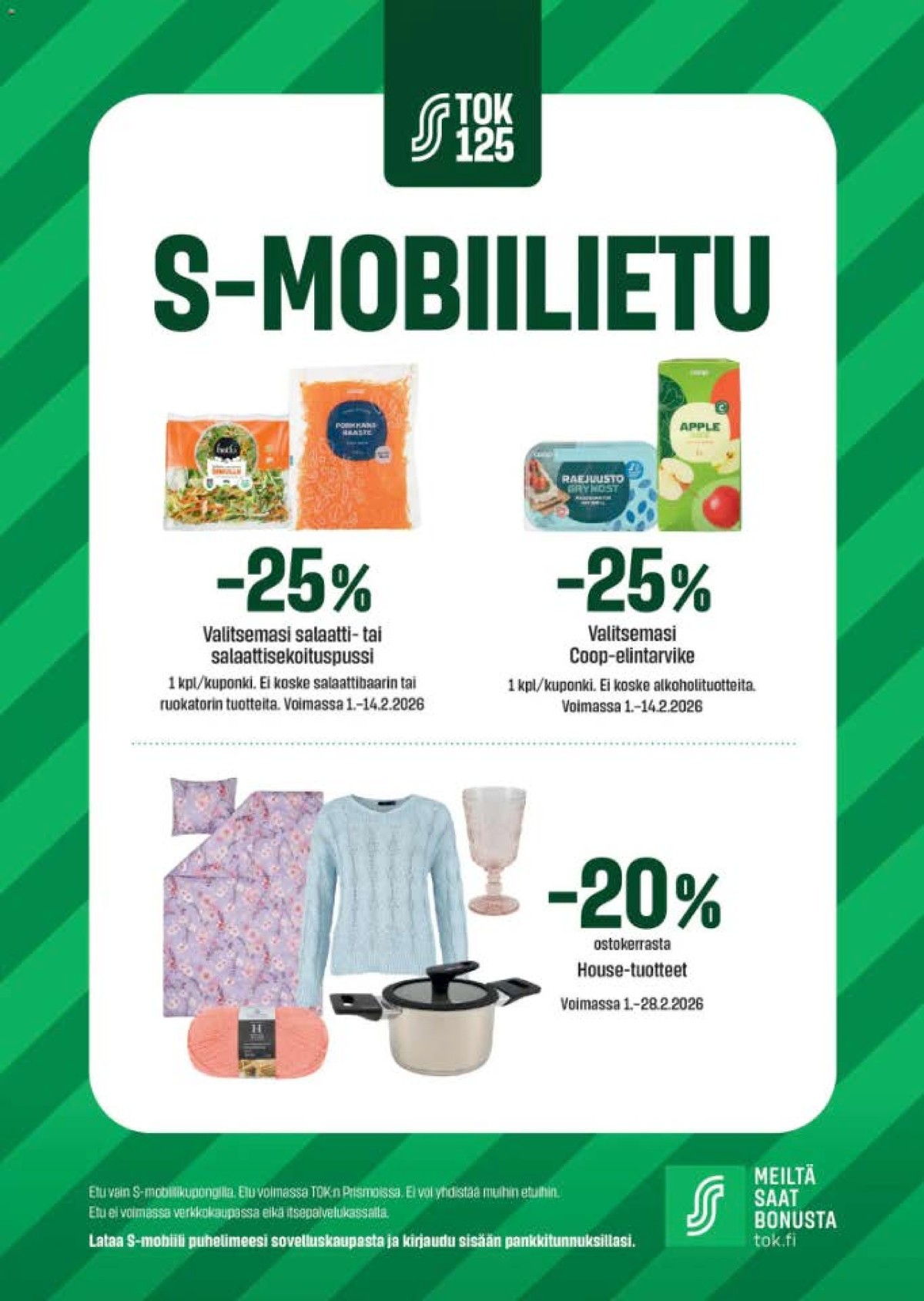 Katso ketjun Prisma tarjouslehti viikolta 6 sivustolla Viikkotarjoukset.fi. Löydät monia hyviä tarjouksia erilaisista tuotteista, esimerkiksi mehut coop tai salaattisekoitukset hetki. Lue tarjouslehti täältä! Sivu 1