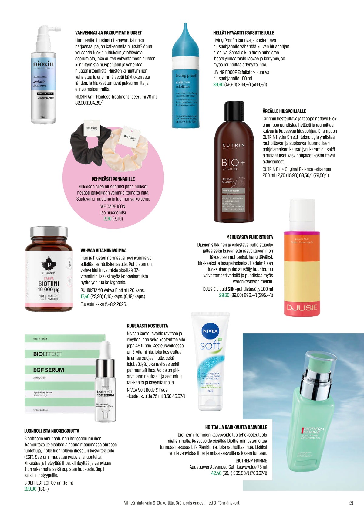 Katso ketjun Sokos tarjouslehti viikolta 7 sivustolla Viikkotarjoukset.fi. Löydät monia hyviä tarjouksia erilaisista tuotteista. Lue tarjouslehti täältä! Sivu 21