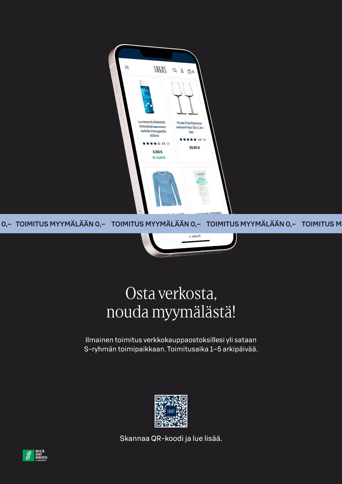 Katso ketjun Sokos tarjouslehti viikolta 7 sivustolla Viikkotarjoukset.fi. Löydät monia hyviä tarjouksia erilaisista tuotteista. Lue tarjouslehti täältä! Sivu 43