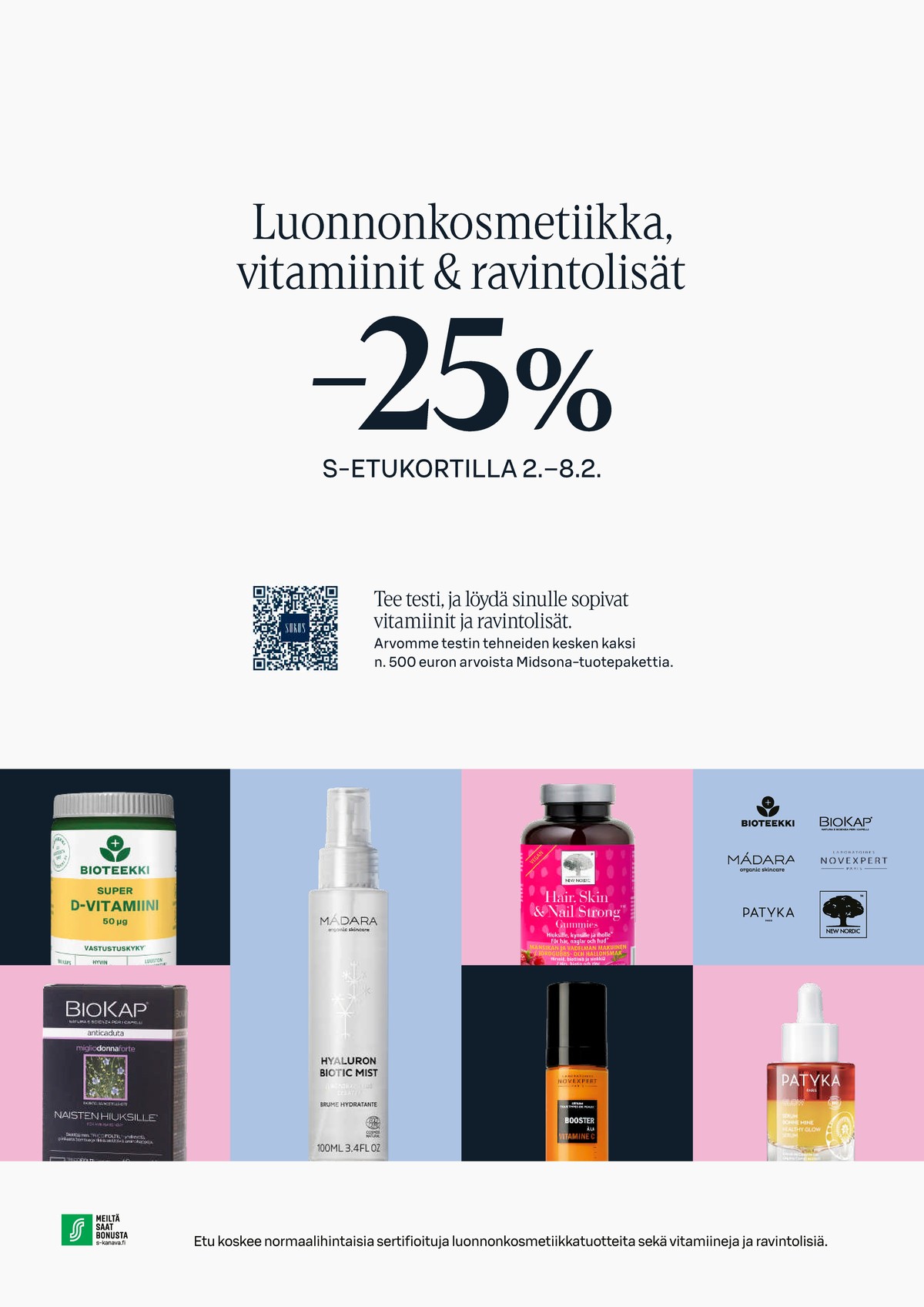 Katso ketjun Sokos tarjouslehti viikolta 7 sivustolla Viikkotarjoukset.fi. Löydät monia hyviä tarjouksia erilaisista tuotteista, esimerkiksi vitamiinit ei määritelty tai lisäravinteet ei määritelty. Lue tarjouslehti täältä! Sivu 6