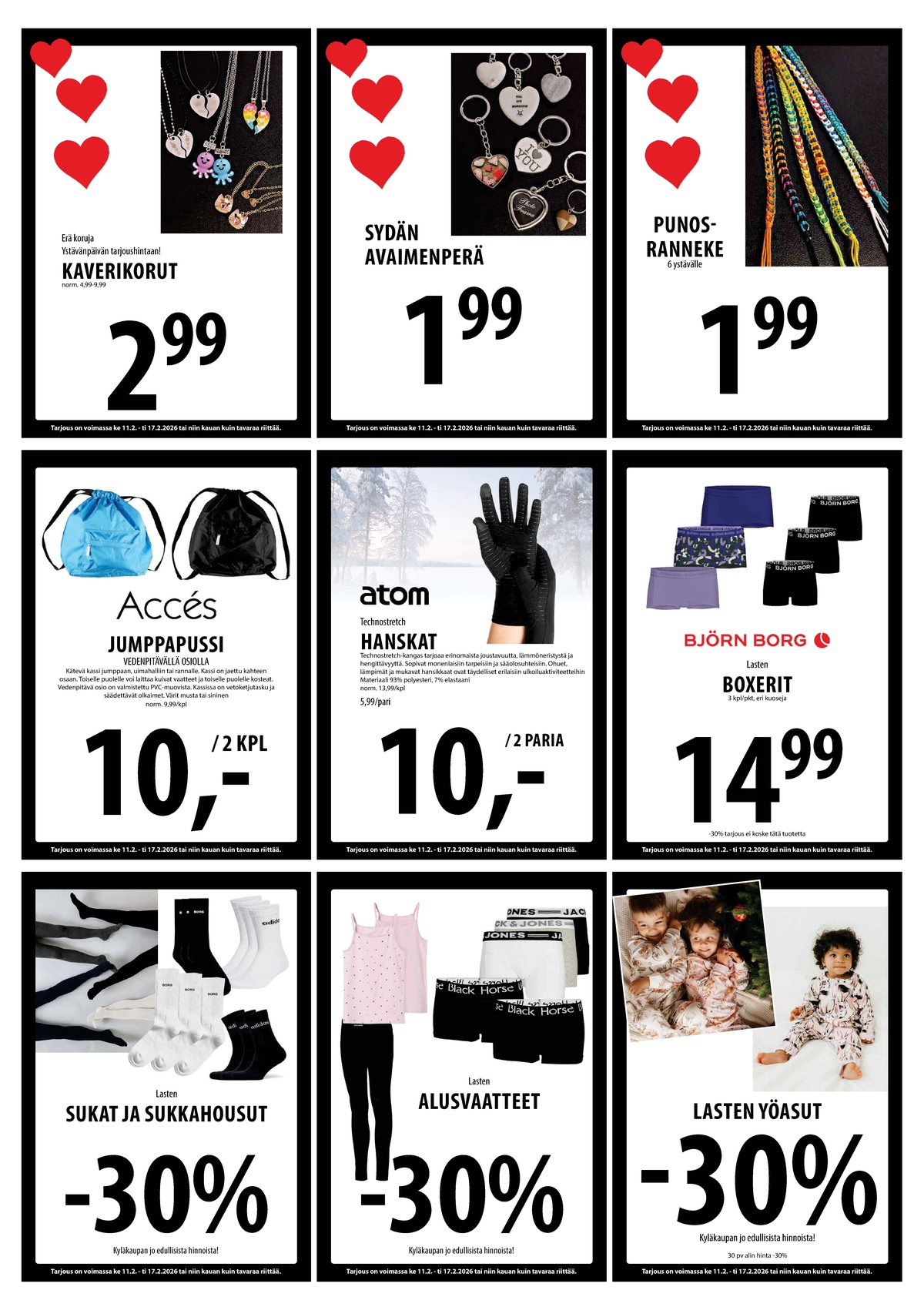 Katso ketjun Keskinen tarjouslehti viikolta 7 sivustolla Viikkotarjoukset.fi. Löydät monia hyviä tarjouksia erilaisista tuotteista. Lue tarjouslehti täältä! Sivu 15