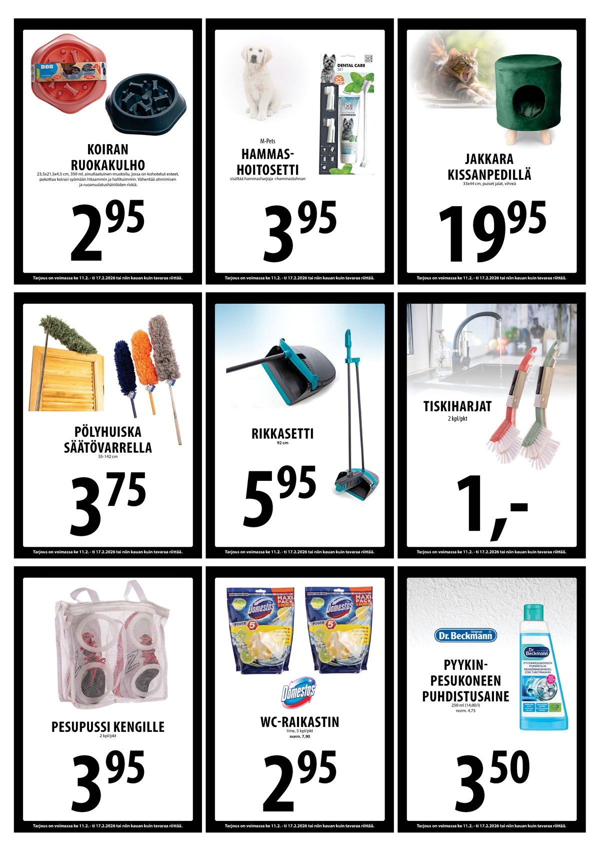 Katso ketjun Keskinen tarjouslehti viikolta 7 sivustolla Viikkotarjoukset.fi. Löydät monia hyviä tarjouksia erilaisista tuotteista. Lue tarjouslehti täältä! Sivu 10