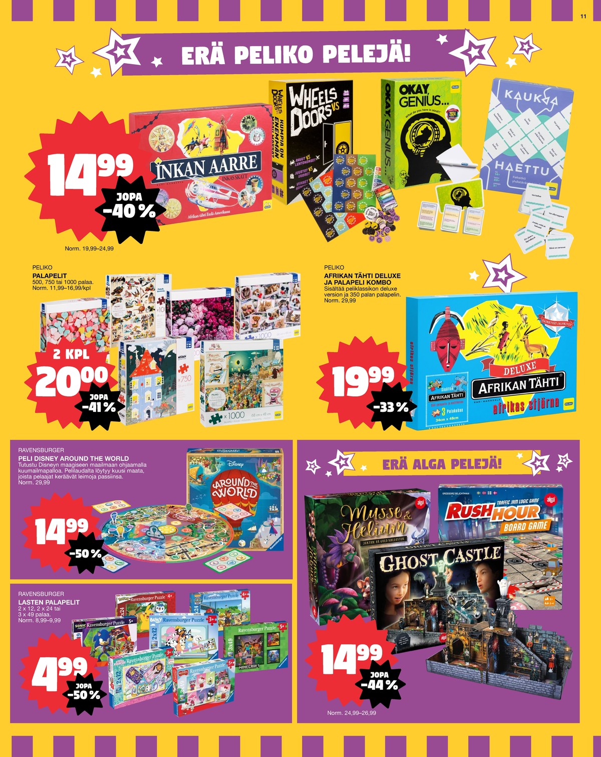 Katso ketjun Tokmanni tarjouslehti viikolta 8 sivustolla Viikkotarjoukset.fi. Löydät monia hyviä tarjouksia erilaisista tuotteista. Lue tarjouslehti täältä! Sivu 11