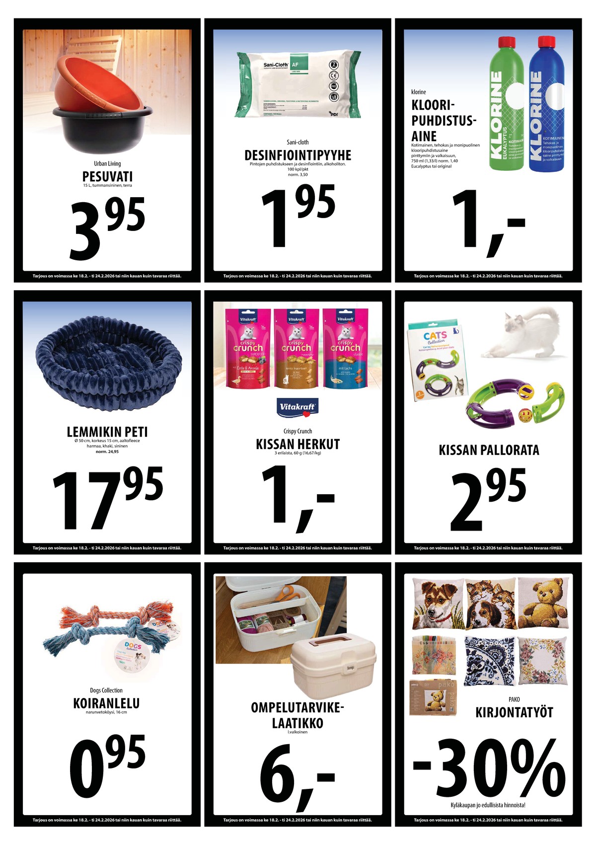 Katso ketjun Keskinen tarjouslehti viikolta 8 sivustolla Viikkotarjoukset.fi. Löydät monia hyviä tarjouksia erilaisista tuotteista. Lue tarjouslehti täältä! Sivu 14