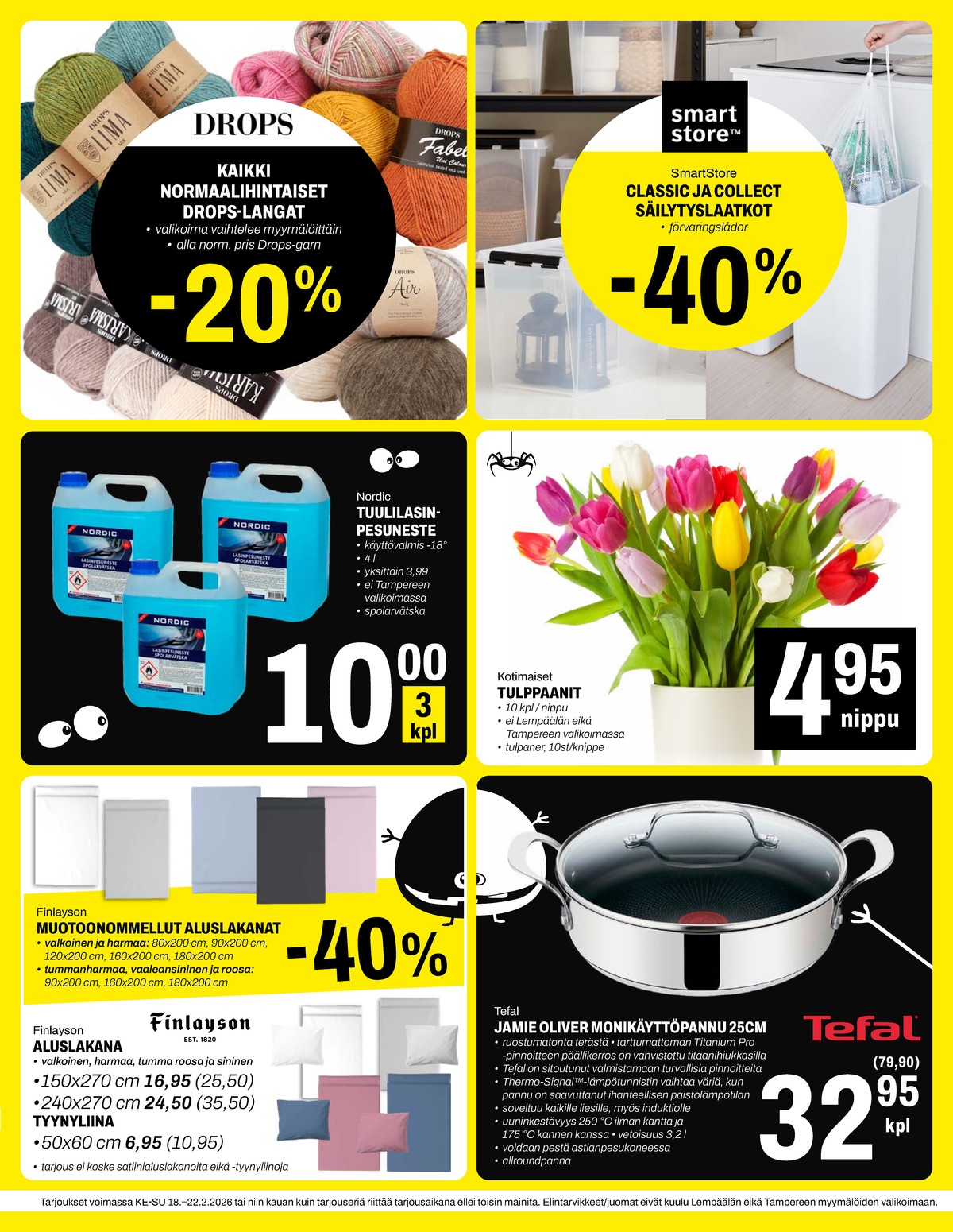 Katso ketjun Minimani tarjouslehti viikolta 8 sivustolla Viikkotarjoukset.fi. Löydät monia hyviä tarjouksia erilaisista tuotteista. Lue tarjouslehti täältä! Sivu 3