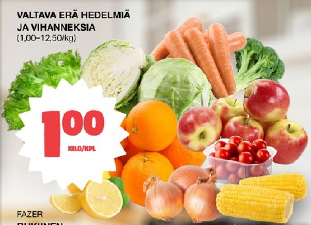 Tarjoukset ja hintavertailu haulla ei määritelty, , Appelsiinit 1.000 kg 1 paketti(a) €1.00