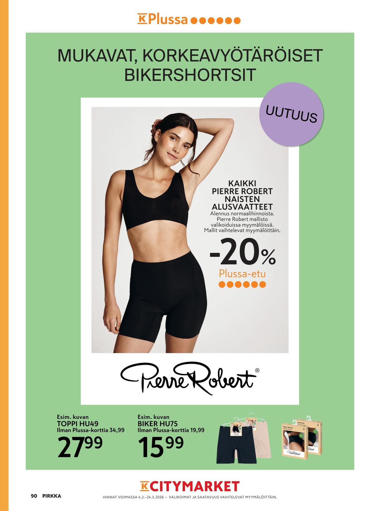 Katso ketjun K-Citymarket tarjouslehti viikolta 9 sivustolla Viikkotarjoukset.fi. Löydät monia hyviä tarjouksia erilaisista tuotteista. Lue tarjouslehti täältä! Sivu 16