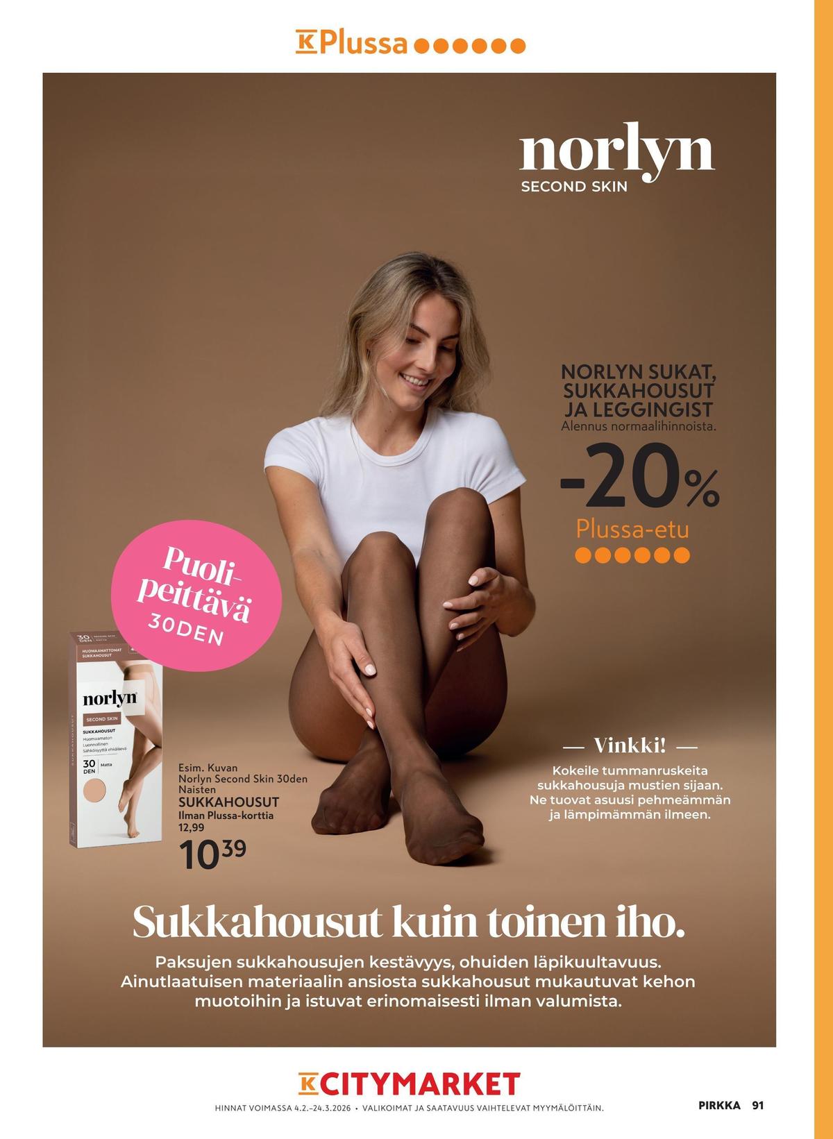 Katso ketjun K-Citymarket tarjouslehti viikolta 9 sivustolla Viikkotarjoukset.fi. Löydät monia hyviä tarjouksia erilaisista tuotteista. Lue tarjouslehti täältä! Sivu 17