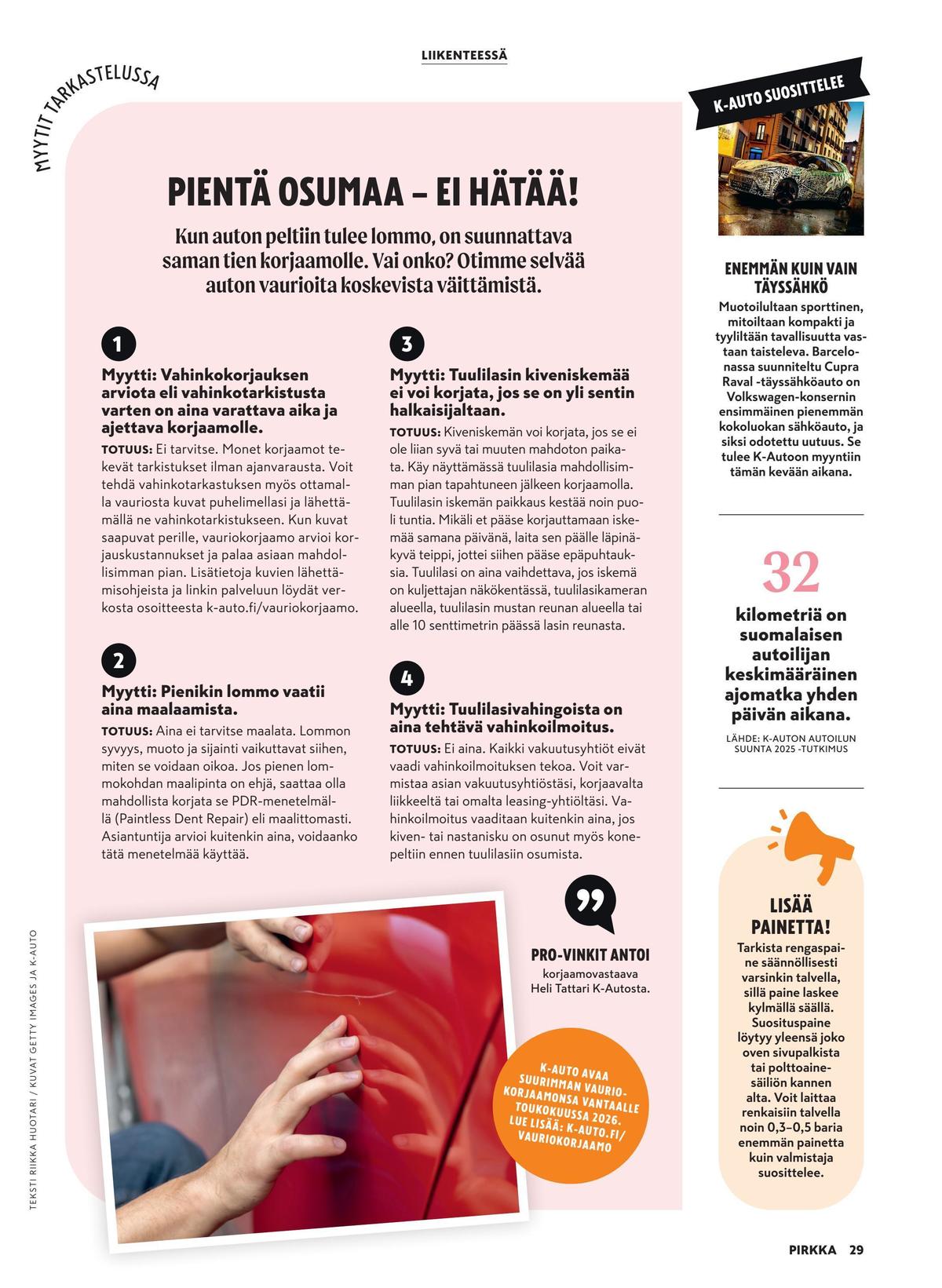 Katso ketjun Pirkka tarjouslehti viikolta 9 sivustolla Viikkotarjoukset.fi. Löydät monia hyviä tarjouksia erilaisista tuotteista. Lue tarjouslehti täältä! Sivu 27