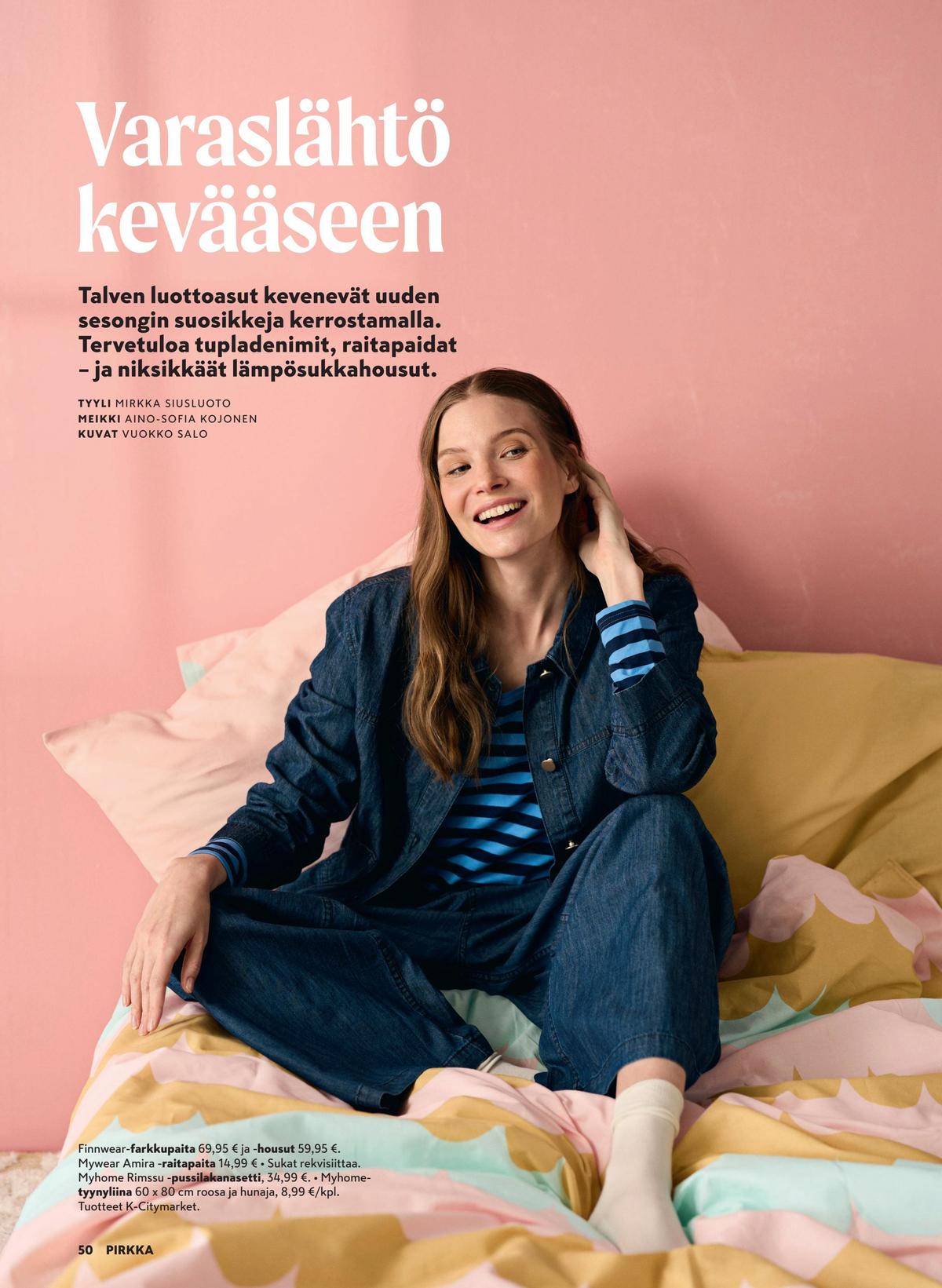 Katso ketjun Pirkka tarjouslehti viikolta 9 sivustolla Viikkotarjoukset.fi. Löydät monia hyviä tarjouksia erilaisista tuotteista. Lue tarjouslehti täältä! Sivu 51