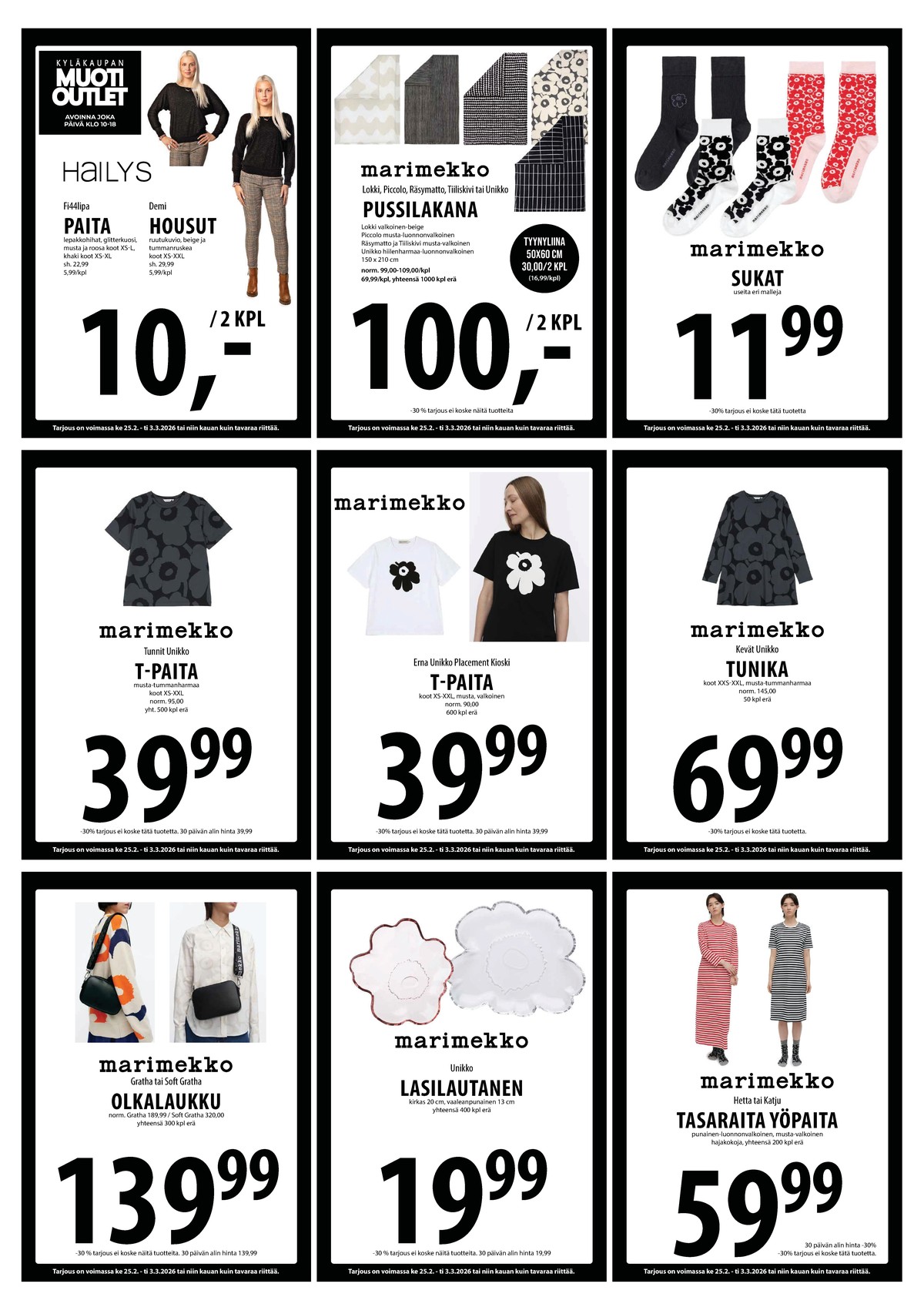 Katso ketjun Keskinen tarjouslehti viikolta 9 sivustolla Viikkotarjoukset.fi. Löydät monia hyviä tarjouksia erilaisista tuotteista. Lue tarjouslehti täältä! Sivu 11