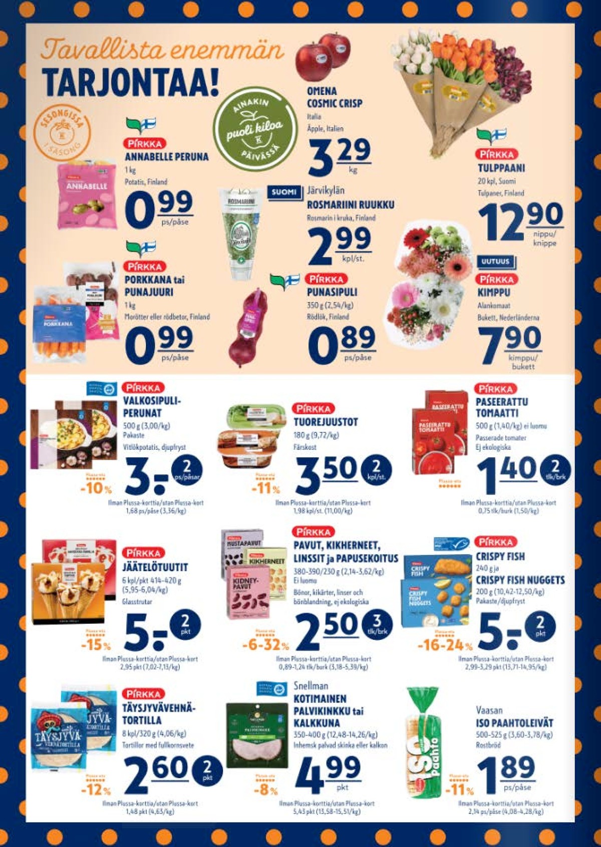 Katso ketjun K-Supermarket tarjouslehti viikolta 9 sivustolla Viikkotarjoukset.fi. Löydät monia hyviä tarjouksia erilaisista tuotteista. Lue tarjouslehti täältä! Sivu 2