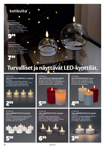 Tokmanni tarjouslehti viikolta 1 sivu 52