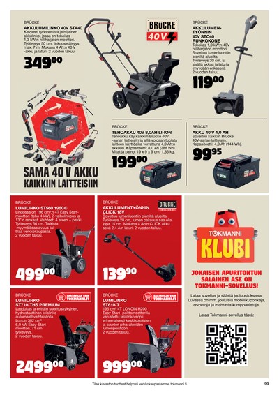 Tokmanni tarjouslehti viikolta 1 sivu 99