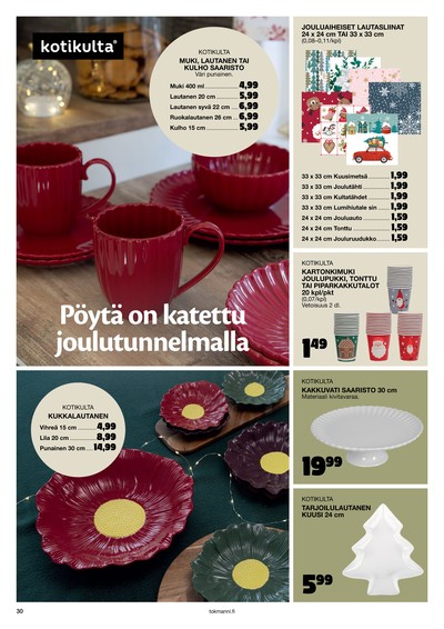 Tokmanni tarjouslehti viikolta 1 sivu 30