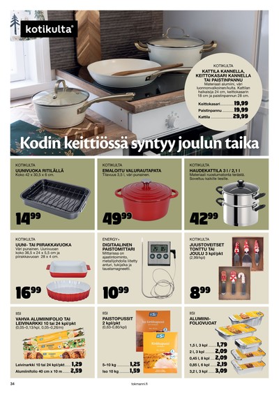 Tokmanni tarjouslehti viikolta 1 sivu 34