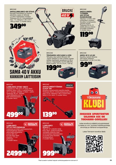 Tokmanni tarjouslehti viikolta 1 sivu 99