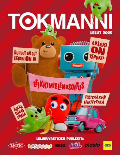 Tokmanni tarjouslehti. Voimassa: 01/01/25 - 31/12/25