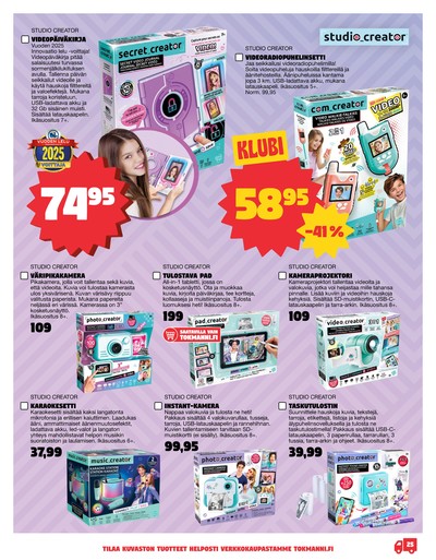 Tokmanni tarjouslehti viikolta 1 sivu 25