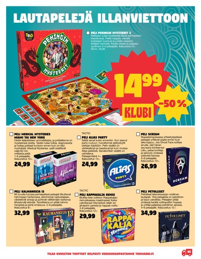 Tokmanni tarjouslehti viikolta 1 sivu 45