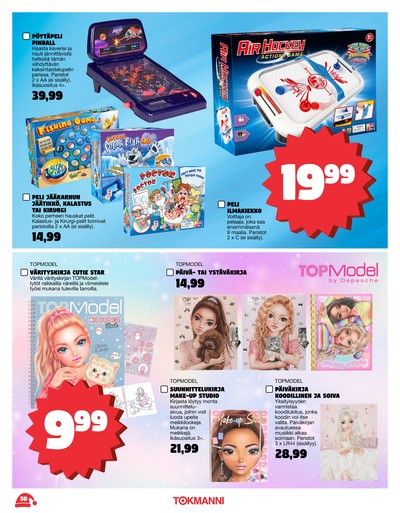 Tokmanni tarjouslehti viikolta 1 sivu 50