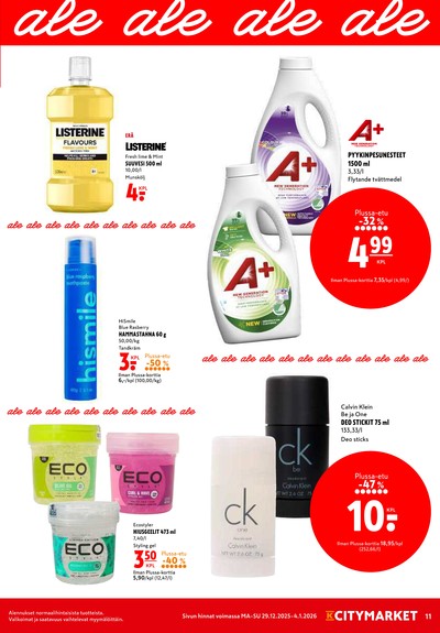 K-Citymarket tarjouslehti viikolta 1 sivu 11
