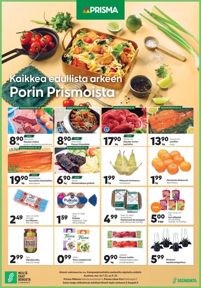 Prisma region tarjouslehti. Voimassa: 30/12/25 - 30/12/25
