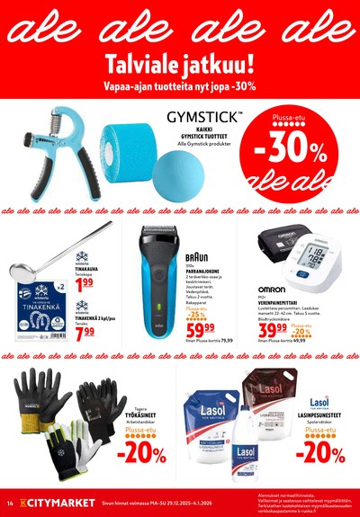 K-Citymarket tarjouslehti viikolta 1 sivu 14