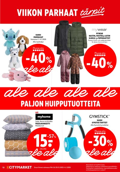 K-Citymarket tarjouslehti viikolta 1 sivu 10