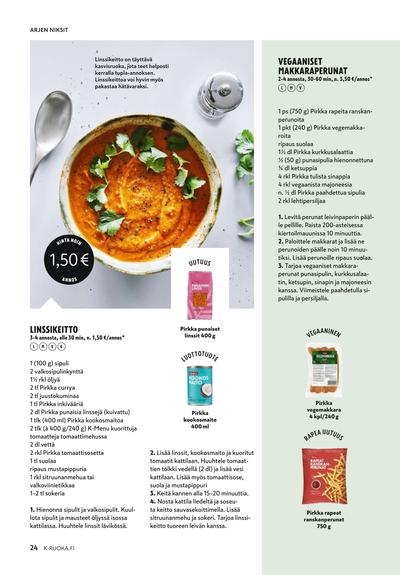 K-Ruoka tarjouslehti viikolta 42 sivu 24