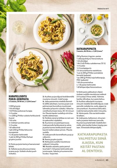 K-Ruoka tarjouslehti viikolta 42 sivu 43