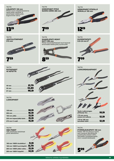 Tokmanni tarjouslehti viikolta 42 sivu 49