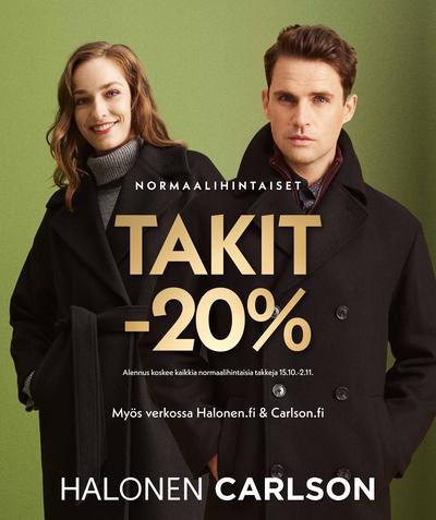Carlson tarjouslehti. Voimassa: 15/10/25 - 02/11/25