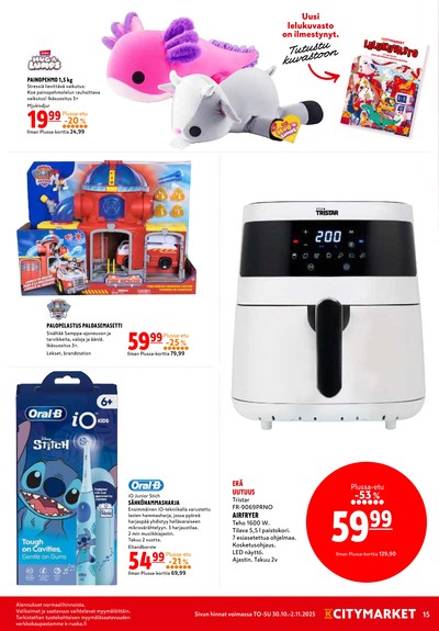 K-Citymarket tarjouslehti viikolta 44 sivu 15