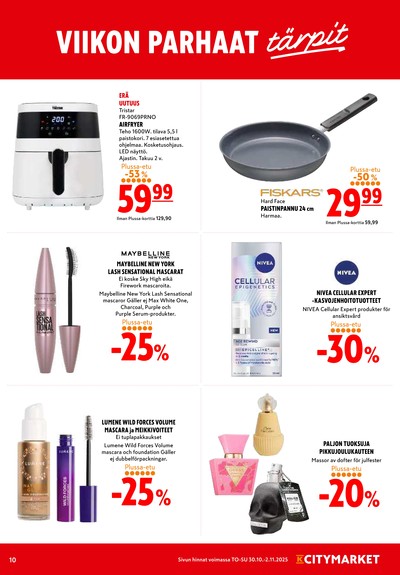 K-Citymarket tarjouslehti viikolta 44 sivu 10