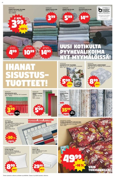 Tokmanni tarjouslehti viikolta 45 sivu 20