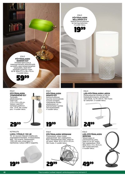 Tokmanni tarjouslehti viikolta 46 sivu 22