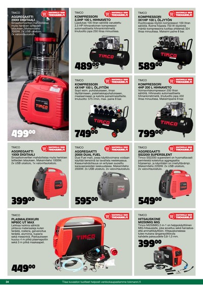 Tokmanni tarjouslehti viikolta 46 sivu 34