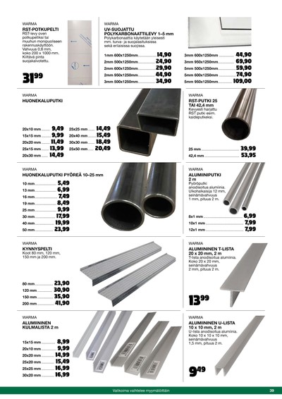 Tokmanni tarjouslehti viikolta 46 sivu 39