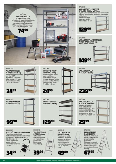 Tokmanni tarjouslehti viikolta 46 sivu 42