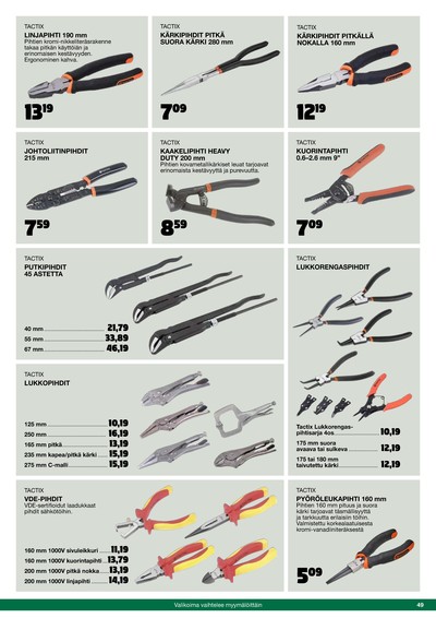 Tokmanni tarjouslehti viikolta 46 sivu 49