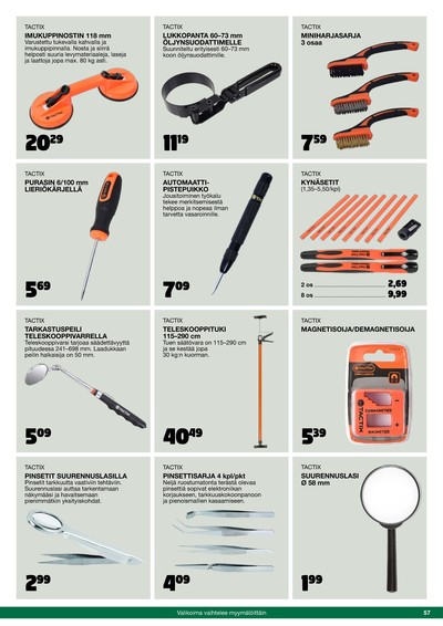 Tokmanni tarjouslehti viikolta 46 sivu 57