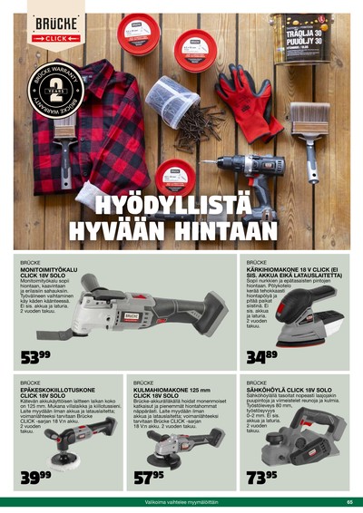 Tokmanni tarjouslehti viikolta 46 sivu 65