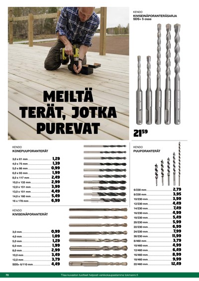 Tokmanni tarjouslehti viikolta 46 sivu 70