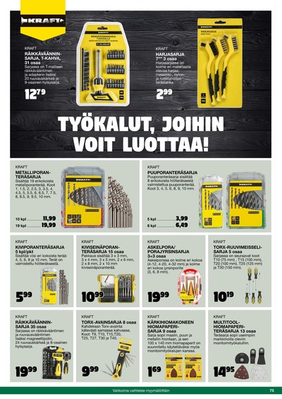 Tokmanni tarjouslehti viikolta 46 sivu 75