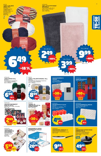 Tokmanni tarjouslehti viikolta 46 sivu 21