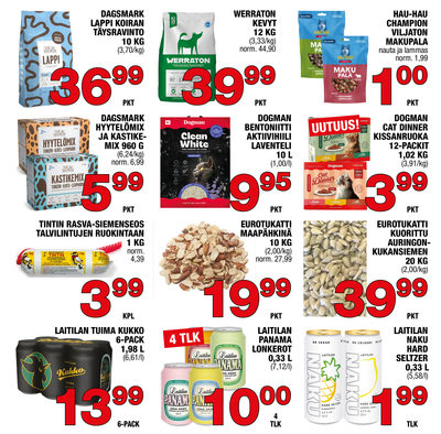 Säästömarket tarjouslehti. Voimassa: 13/11/25 - 16/11/25