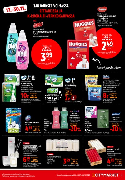 K-Citymarket tarjouslehti viikolta 47 sivu 13