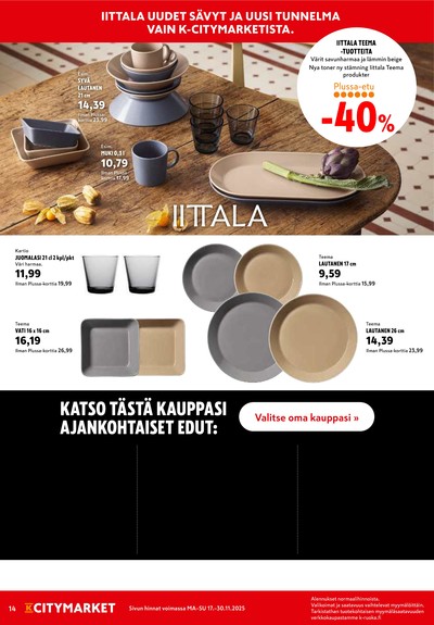 K-Citymarket tarjouslehti viikolta 47 sivu 14